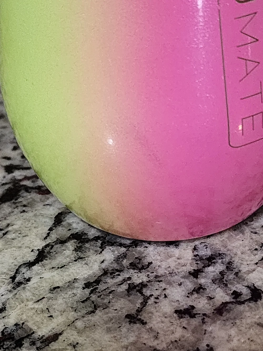 BRÜMATE Uncork'd Rainbow Ombre Stemless Wine Tumbler - Pink/Blue/Green - Picture 2 of 2